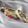 This jewellery with rocailles and stainless steel is on trend! 