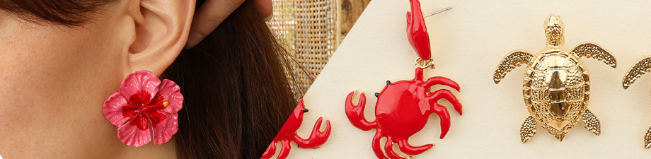 New series of trendy earrings 