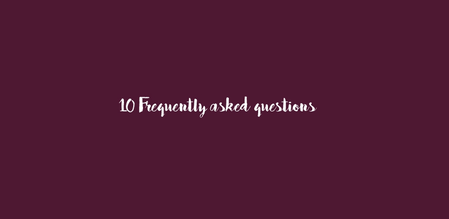 10 Frequently asked questions afbeelding